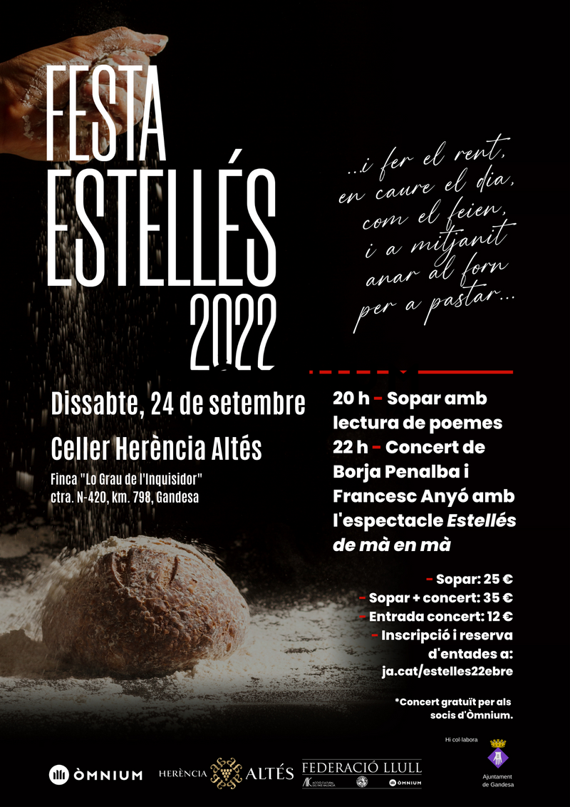 FESTA ESTELLÉS: CONCERT Estellés: de mà en mà